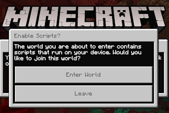 make minecraft bedrock scripting for you