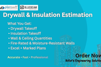 provide accurate estimation for drywall and insulation