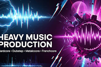 write and produce a metalcore or melodic hardcore, frenchcore, deathcore song