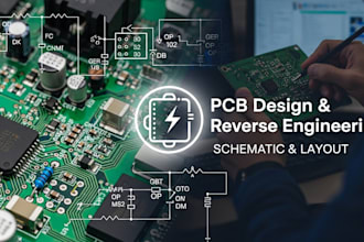 design, redesign pcb electronics devices, reverse engineer, pcb layout design