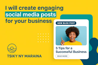 create engaging social media posts and graphics for your business
