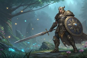 do fantasy warriors character of concept art