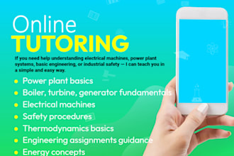 teach power plant operation, and safety concepts