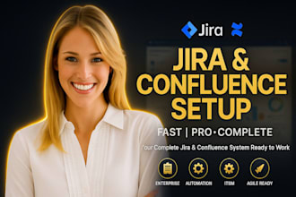 setup jira  confluence for complete atlassian project  management collaboration