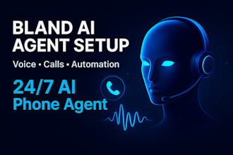 build a bland ai phone agent for your business voice, SMS, chat n8n ai agent