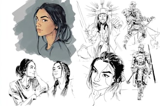 be your digital sketch artist