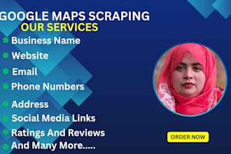 do google maps data scraping, website scraping, data scraping and web scraping