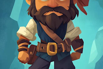 do 2d assets design for your game project