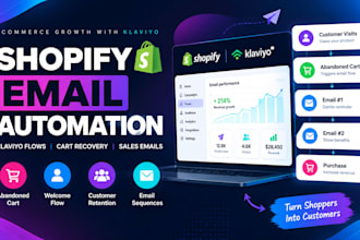 setup klaviyo flows for shopify email automation and abandoned cart recovery