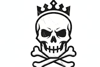 design professional army, military, or skull logo