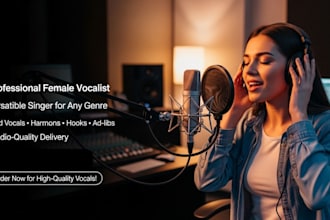 be your versatile female vocalist or singer