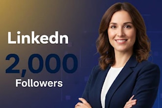 provide real and active linkedin followers