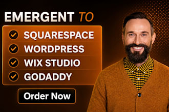migrate emergent sh website to wordpress emergent sh to squarespace wix godaddy