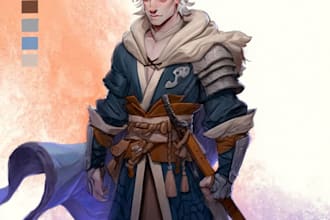 do character design, concept art, fanart, dnd character