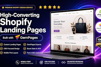 figma to shopify, shopify landing page design, cro product pages using gempages