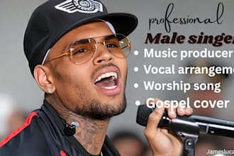 be gospel singer christian choir male vocalist worship singer country pop jingle
