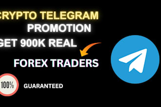 telegram promotion, grow crypto telegram channel with real, targeted subscribers