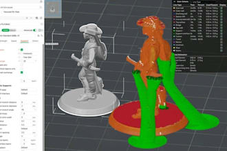 repair paint slice split edit add color to stl scan file to 3mf on bambu