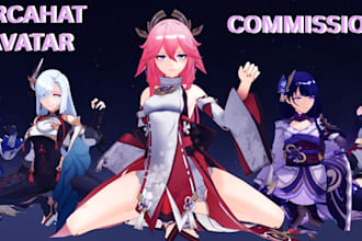 create a custom vrchat avatar for PC and quest