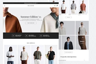 design stunning clothing website