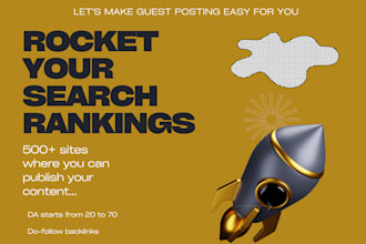 provide a database of websites that accept guest posts