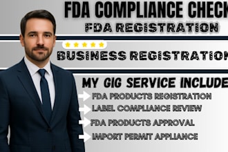 fda registration fda compliance label review import permit fda product approval