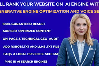 do generative engine optimization GEO for ai search ranking