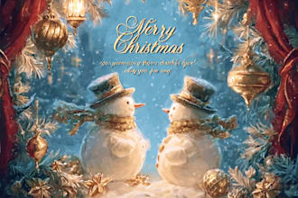 custom christmas card, new year card, holiday card