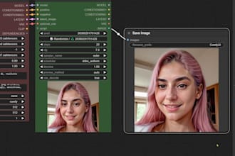build comfyui workflow, train lora models, and setup stable diffusion automation