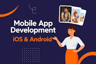 do custom mobile app development, android ios app, front end developer, chatbot