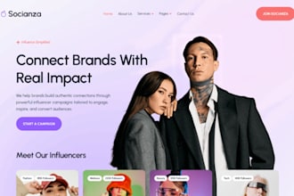 build wix influencer website social media website content creator website