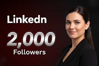 deliver high quality linkedin followers
