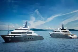 4k  3d ship model 3d yacht model 3d vessel design interior and exterior render