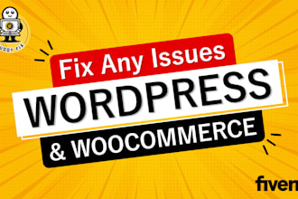 expertly fix wordpress and woocommerce issues