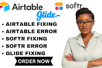 airtable error, airtable fixing, softr error, softr fixing, glide error