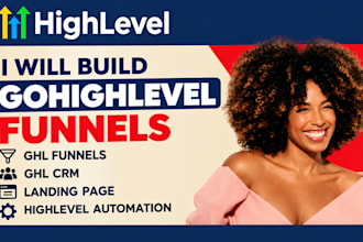 build gohighlevel funnels ghl CRM landing page highlevel automation