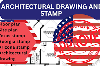 do architectural drawing site plan for texas georgia arizona architectural stamp