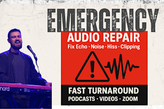 clean up and fix your messy audio fast