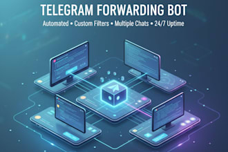 create a telegram message forwarding bot for private channels and groups