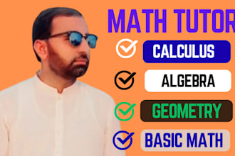 be your online math tutor for algebra calculus and trigonometry