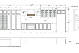develop detailed 2d interior drawings
