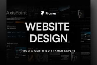 design a converting framer website