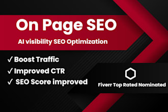 do on page SEO optimization