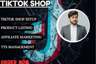 setup tik tok shop, tik tok affiliate and tiktok shop marketing