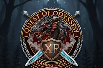 design a custom rpg gaming logo