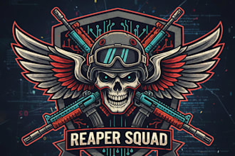 design a custom shooter gaming logo