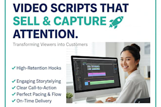 write a professional video script