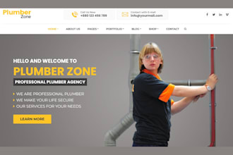 plumbing website design construction website plumbing website hvac website