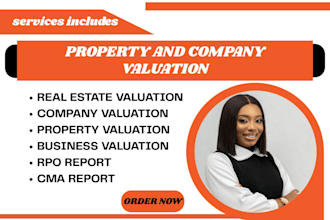 provide cma, bpo, bov, company and property valuation reports for real estate