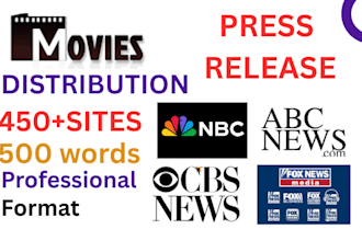 do film and music press release distribution, press release article writing epk